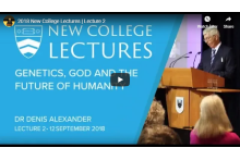 2018 New College Lectures - Lecture Two: Are We Slaves to our Genes?