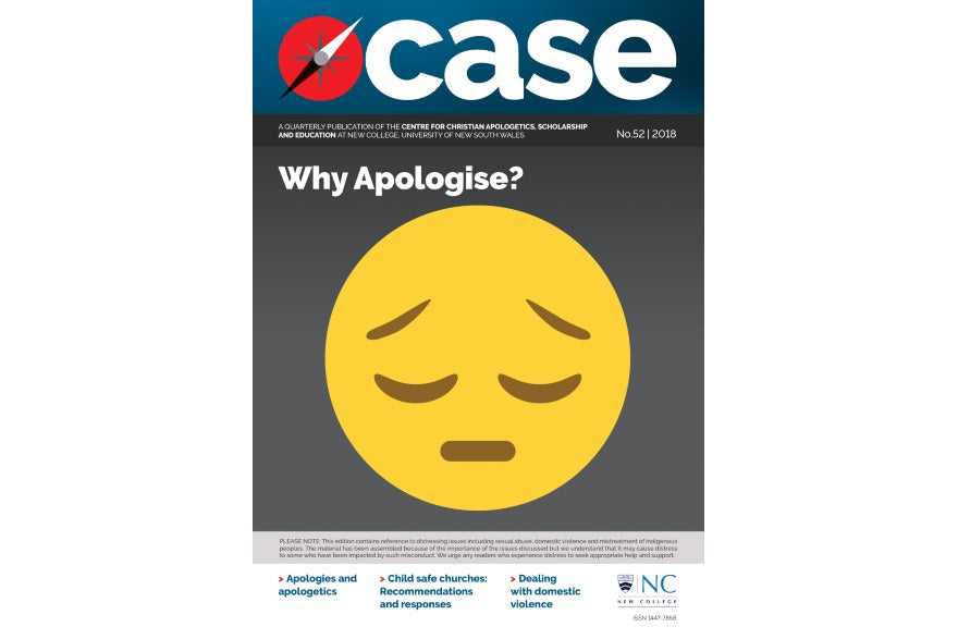 Apologies and apologetics: Introduction | Peirson & Scarratt